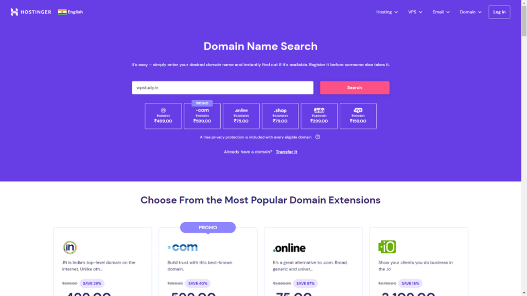 "Hostinger-Review-WP-Study" Pricing